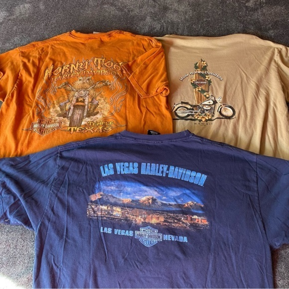 Harley-Davidson Men t-shirt bundle (‎ XL )